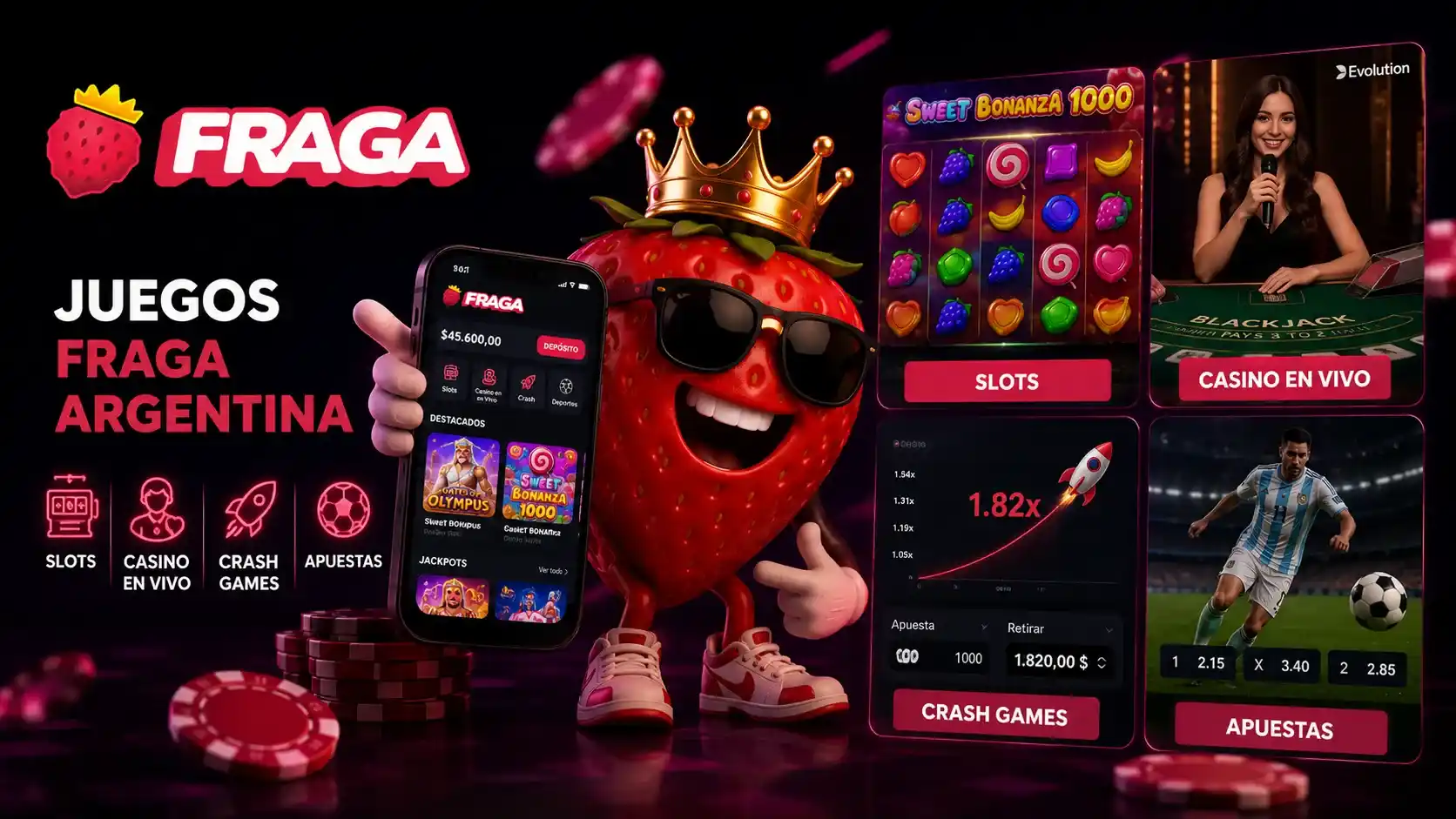 Juegos Fraga Argentina – Slots, Casino en Vivo y Apuestas Deportivas
